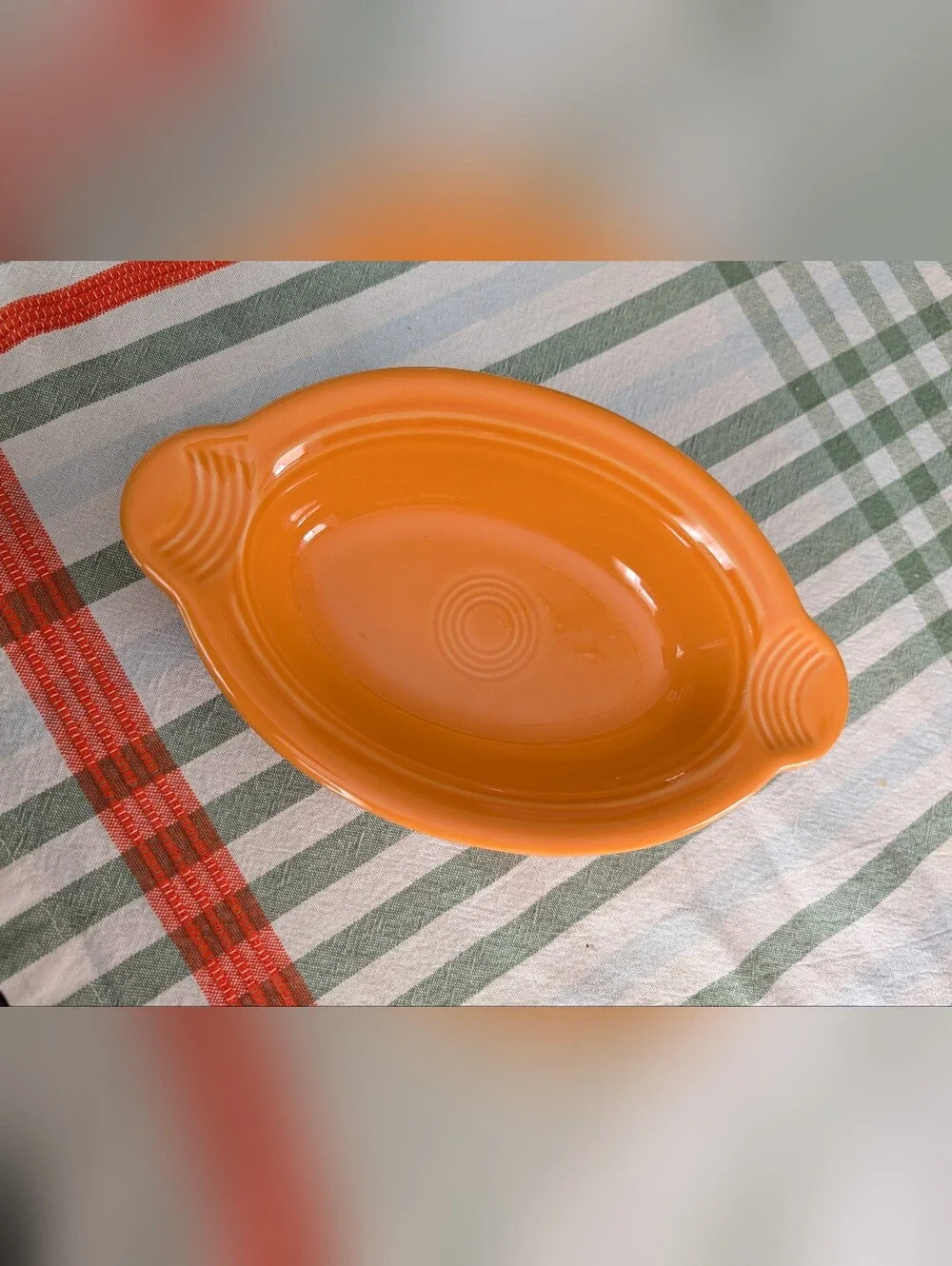 Fiestaware Tangerine Individual Casserole